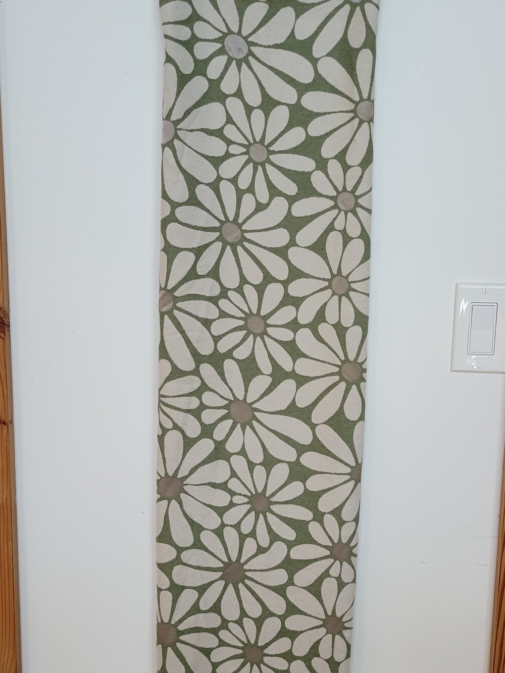 Bloom Wrap-Green Floral Pattern Scarf/Wrap - Picture 2 of 6